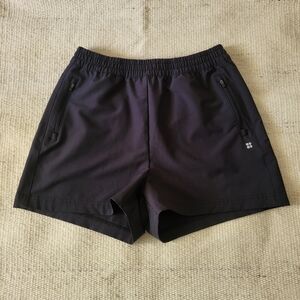 Sweaty Betty Summit Water Resistant Hiking Shorts in Black Size 12